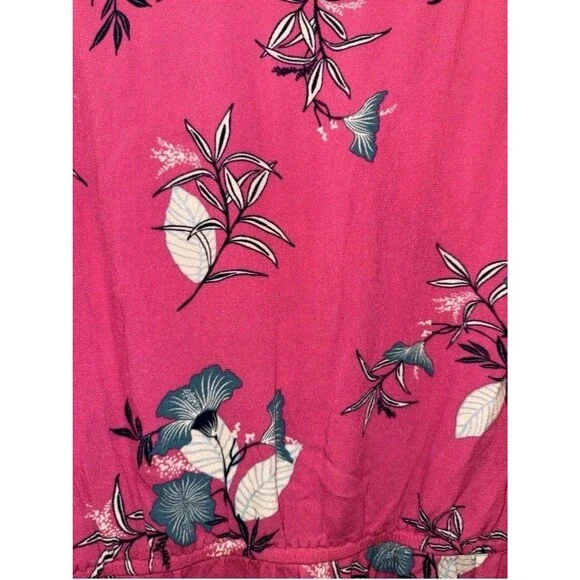 Wonderly Blouse/Top Plus Size 2X Fuchsia Multicolor Floral Print Peplum NWT - Picture 8 of 8